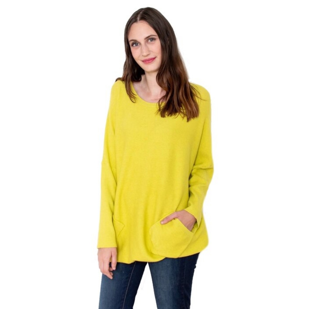 Nwt NADO dual pocket ribbed oversized tunic